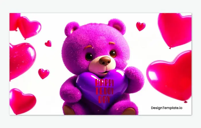 Happy Teddy Day Wishes 3D Slideshow